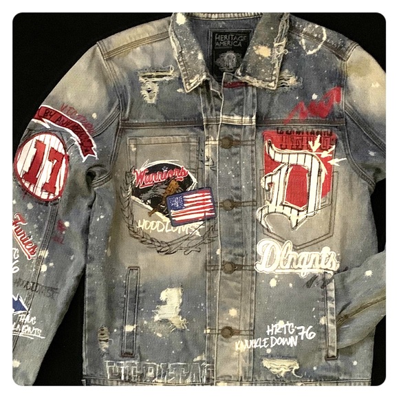 heritage america jean jacket